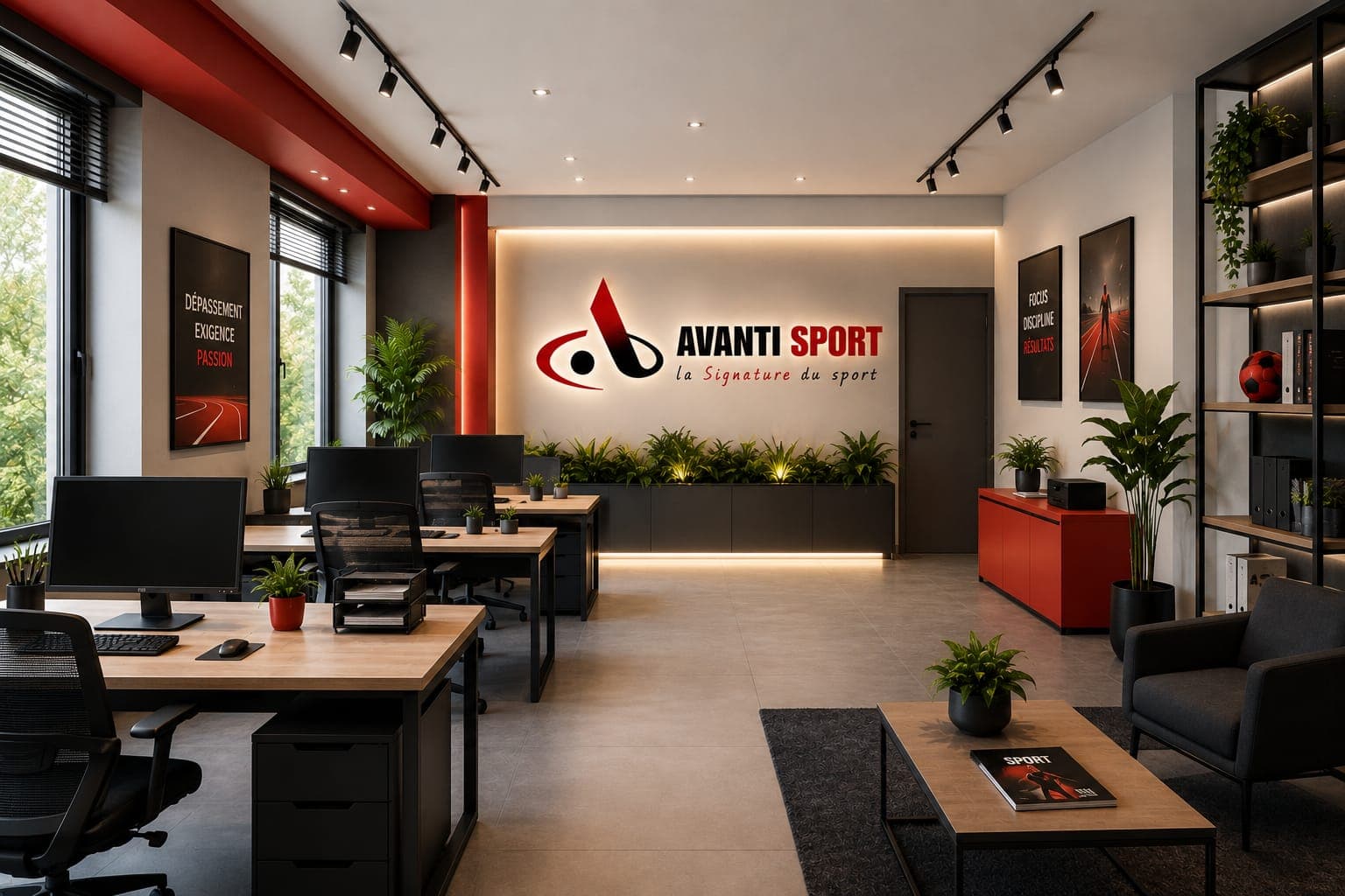 Les bureaux d'Avanti Sport à Lyon
